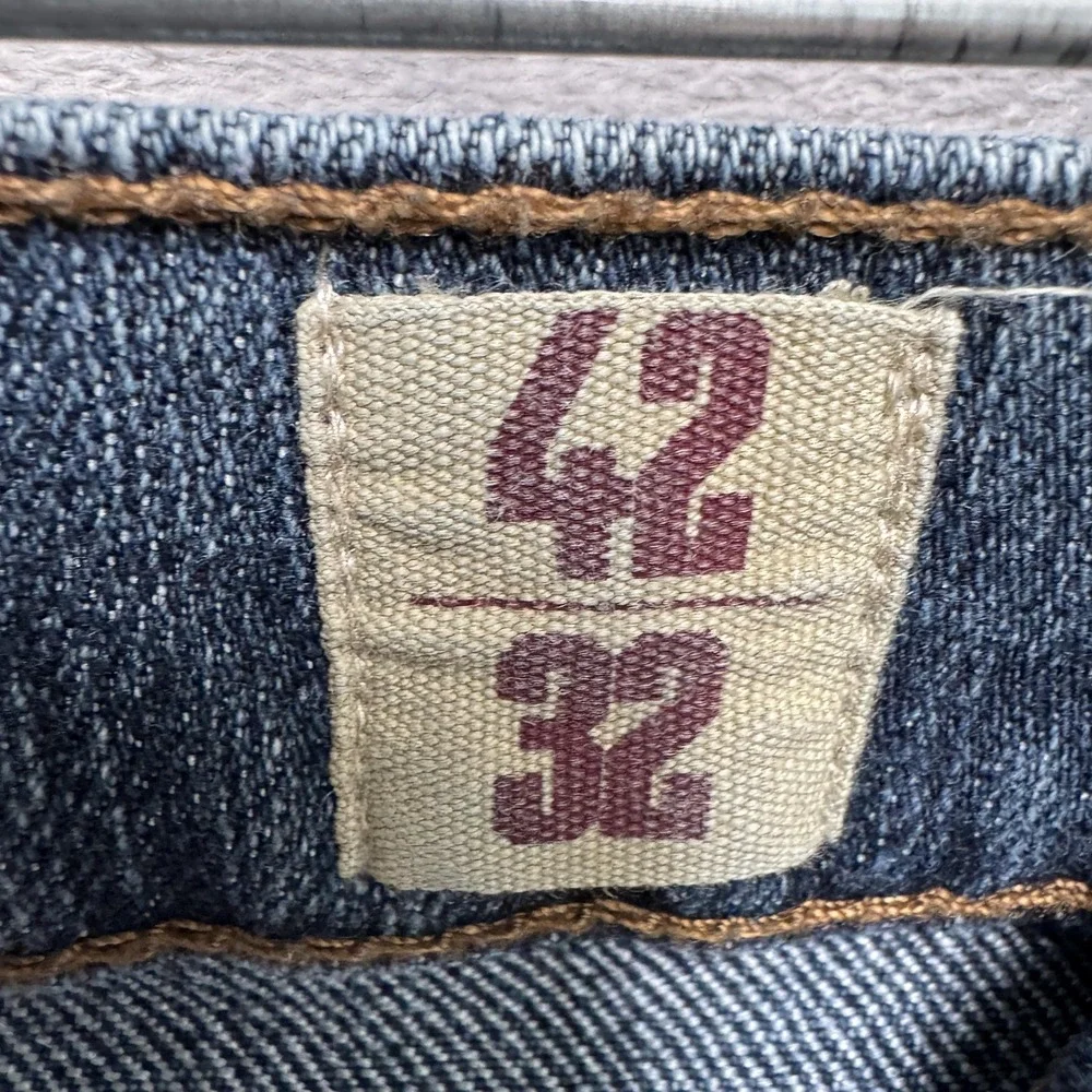RedHead‎ Jeans Mens 42x32 Blue Stretch Denim Straight Leg Relaxed Fit Casual